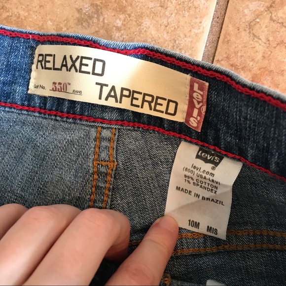 Levi’s 550 (10M) jean shorts distressed vintage - Picture 4 of 4